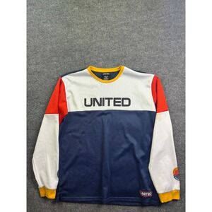 United Hillsong Mesh Jersey Mens XXL‎ Multicolor Colorblock Long Sleeve Graphic